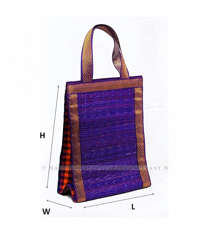 Handle Type: Loop Handle Printed Wedding Thamboolam Bag, For Shopping
