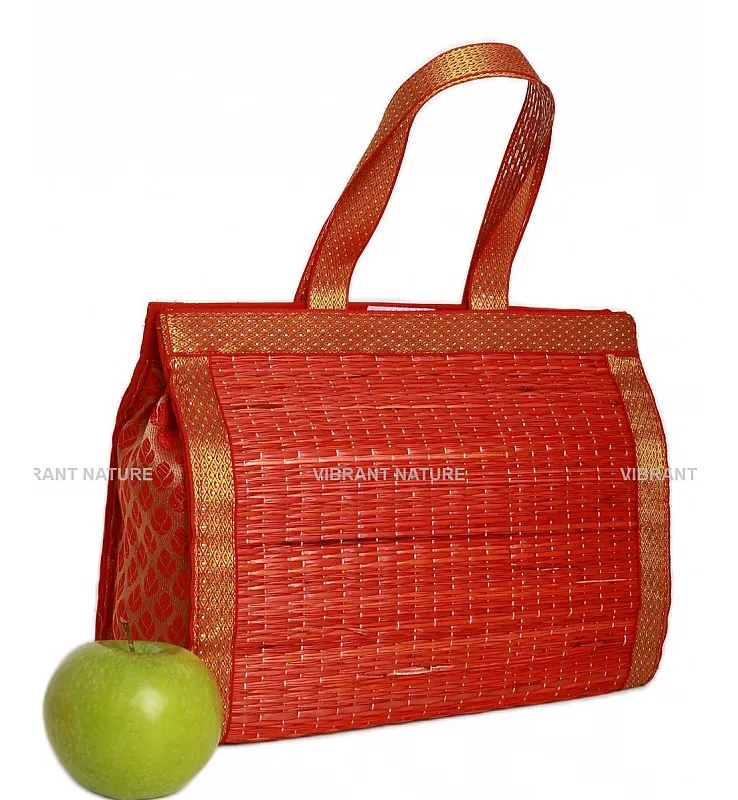 Kora Grass and side Banaras Thamboolam Bag