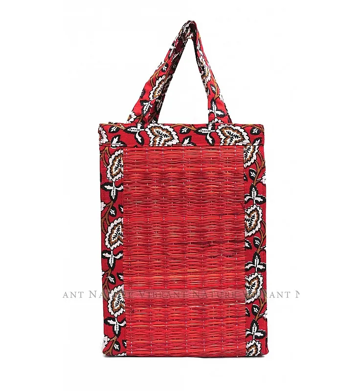 Kora Grass and Side Printed Fabric Thamboolam Bag