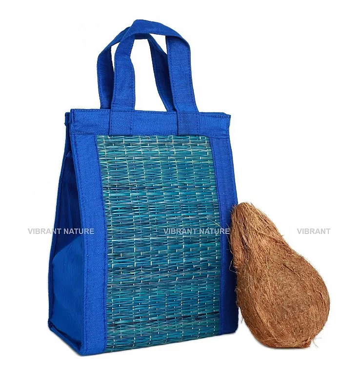 Kora Grass with Silk Cotton Thamboolam Bag