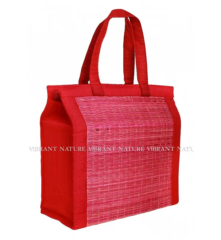 Kora Grass with Silk Cotton Thamboolam Bag