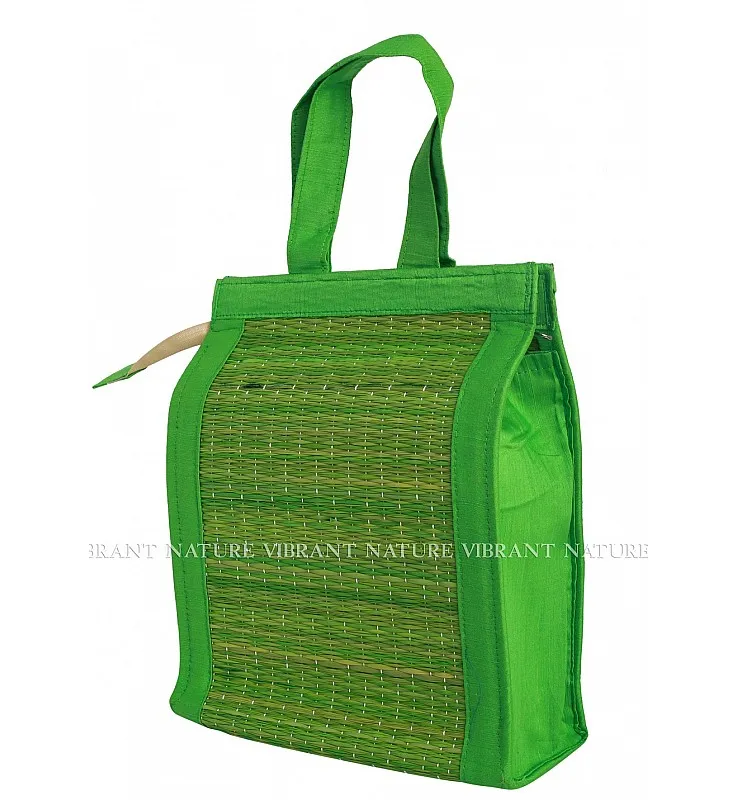 Kora Grass with Silk Cotton Thamboolam Bag