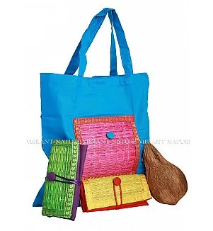 Kora Grass Foldable Thamboolam Bag