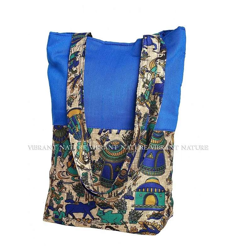 Kalamkari and Silk Cotton Thamboolam Bag
