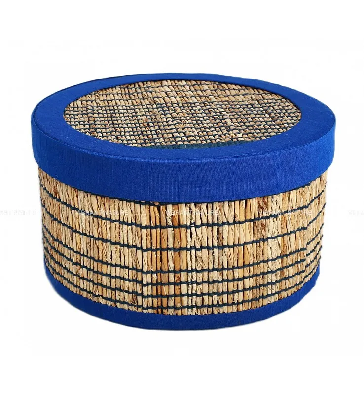 Banana Bark with Silk Cotton Round Gift Box