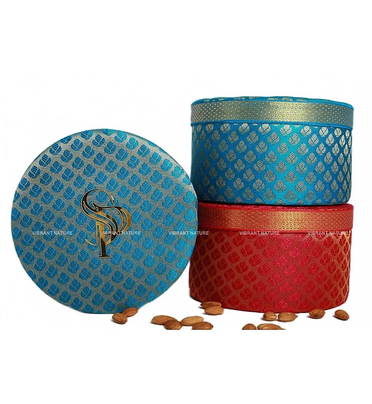 Banaras Round Gift Box