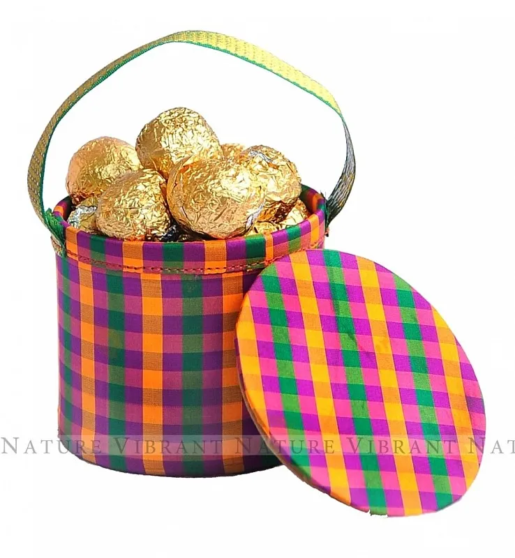 Palum Pazhamum Round Handle Gift Box