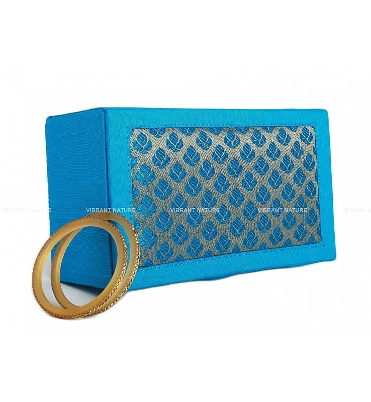 Silk Cotton with Banaras Square Magnetic Gift Box