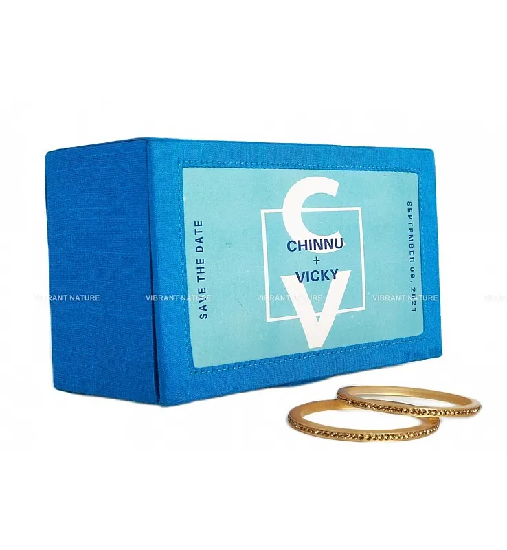 Silk Cotton with Printed Square Magnetic Gift Box