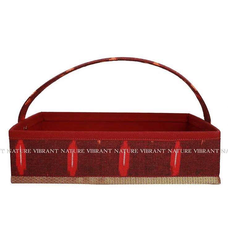 Ikath Square Handle Basket