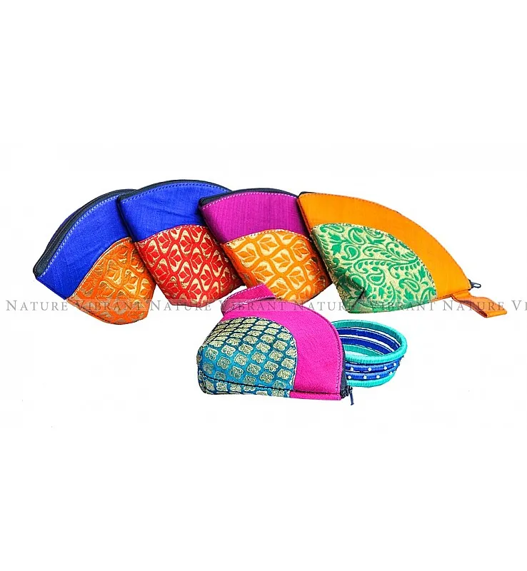 Banaras Triangle Purse