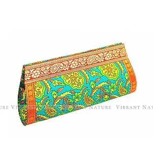 Printed fabric Clutch Purse