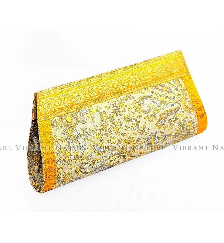Printed fabric Clutch Purse