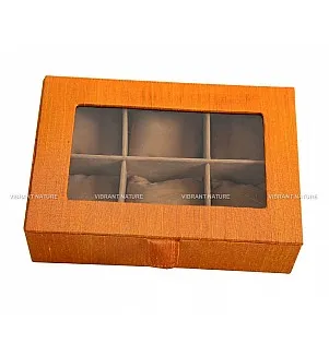 Silk Cotton 6 partition Watch box