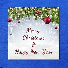 Christmas hanging DBlue 