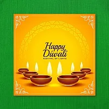 Diwali yellow Green 