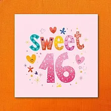 Sweet16 pink Orange 