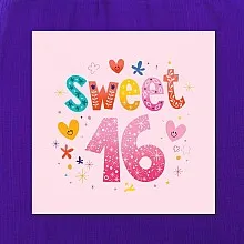 Sweet16 pink Purple 