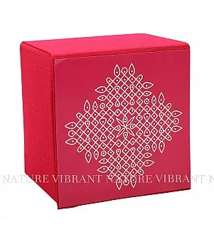 Silk Cotton Kolam Magnetic Square Gift box