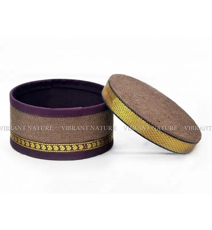 Jute Round Gift Box