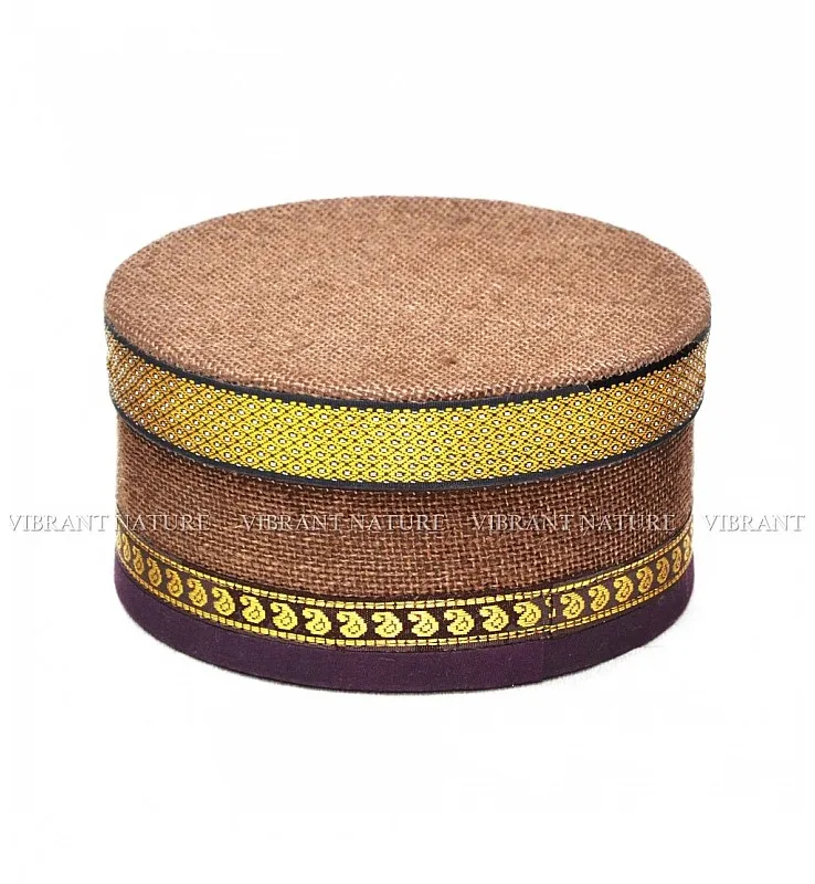 Jute Round Gift Box