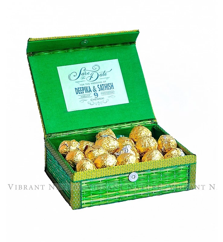 Kora Grass Save the Date Box