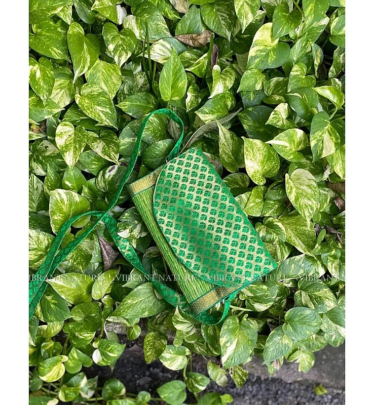 Banaras Kora Grass Sling Bag