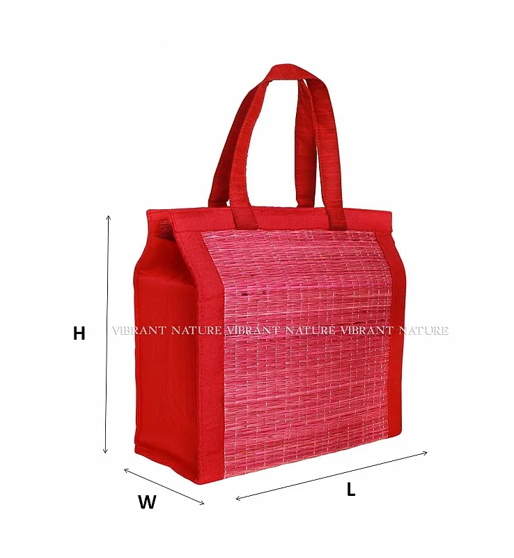 Kora Grass with Silk Cotton Thamboolam Bag