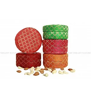 Banaras Round Gift Box