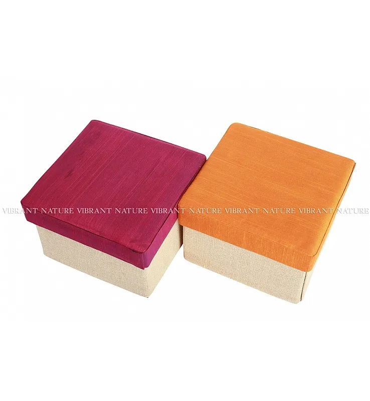 Juco and Silk Cotton Square Gift Box
