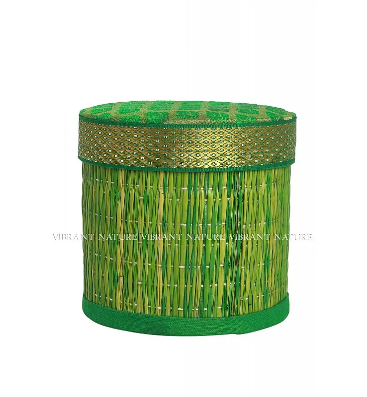 Kora Grass and Banaras Round Gift Box