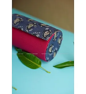 Printed Fabric Round Bangle Box