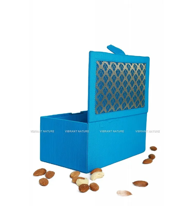 Silk Cotton with Banaras Square Magnetic Gift Box