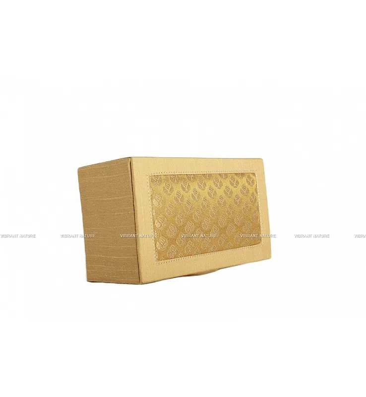 Silk Cotton with Banaras Square Magnetic Gift Box