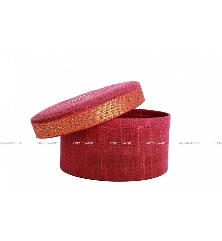 Silk Cotton Round Gift Box