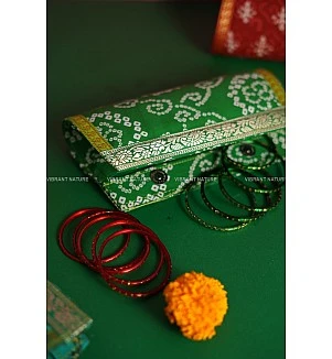 Printed Fabric Clutch Purse